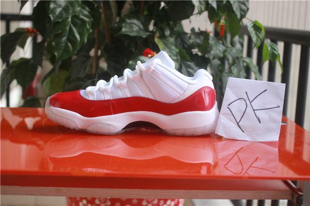 Authentic Air Jordan 11 Low Varsity Red